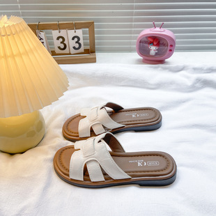 Sandals for Women's Summer Outer Wear 2025 New Fairy Style with Skirt Thick-Soled Beach Sandals Fashionable French Slippers