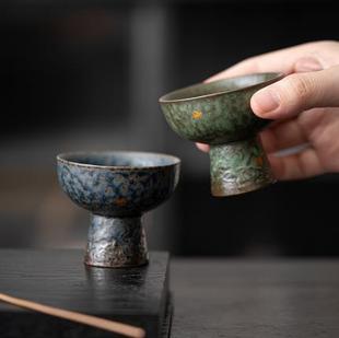Master Cup, Old Rock Mud Tall Cup, Gilt Silver Tall Master Cup, Bronze Glazed Ceramic Tea Set, Tea Cup, Single Cup, Tea Cup