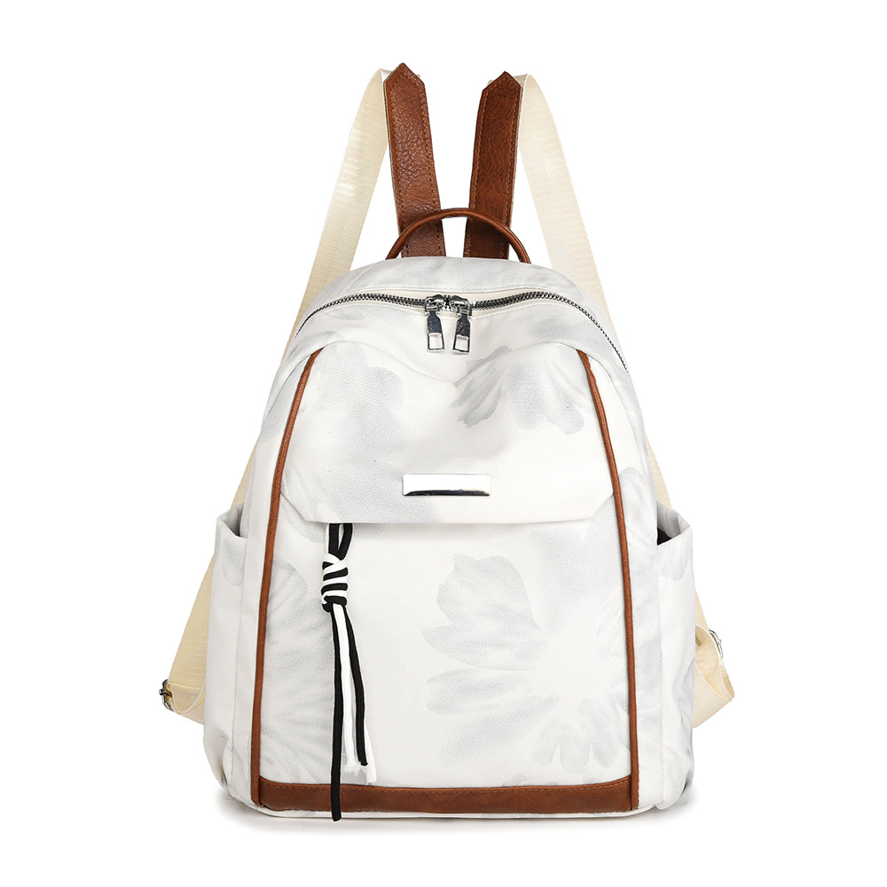 Mochila escolar para estudiantes de gran venta en Amazon, mochila con estampado de tela Oxford de gran capacidad, mochila impermeable para viajes de ocio para mujer