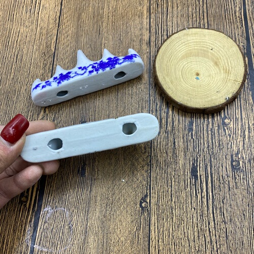 Jingdezhen ceramic pen holder plum blossom brush pen mountain pen holder Wuzhishan pen holder pen fork practice four treasures of study wholesale