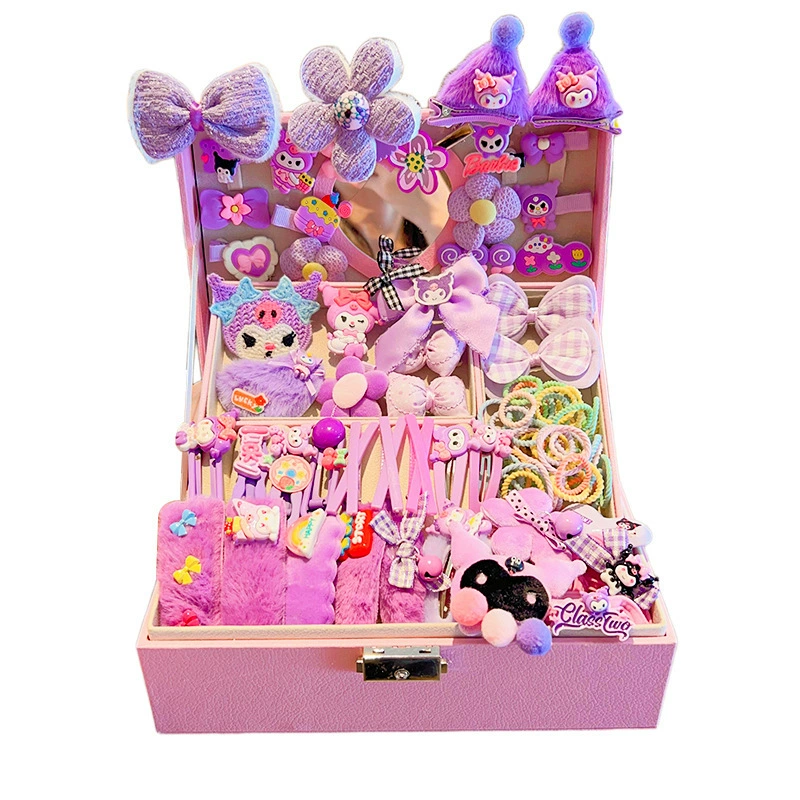 Children's gift box, hairgrip, cartoon set, storage system, internet celebrity, Birthday gift