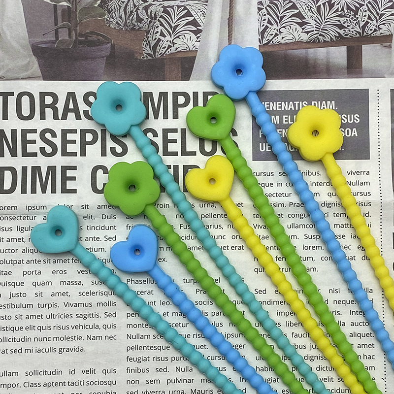 Fabricante de 210mm de plástico de silicona de alambre de corbata hebilla suelta corbata al por mayor hecha a mano diy corbata accesorios de la joyería