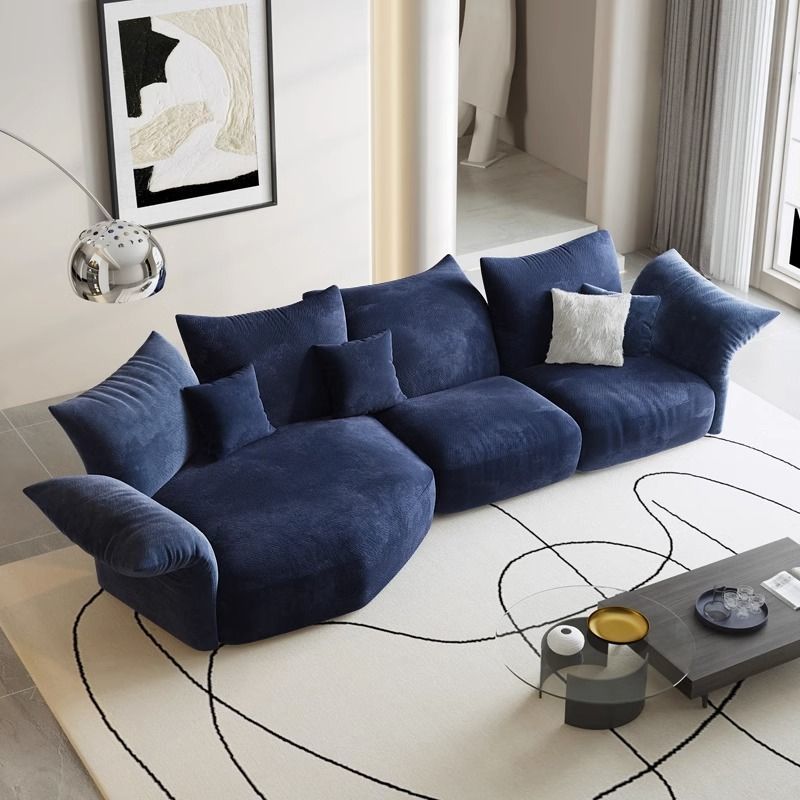 New Petal Sofa Designer Curved Italian Minimalist Fabric Sofa for Large and Small Sizes New Special-Shaped Creative Sofa