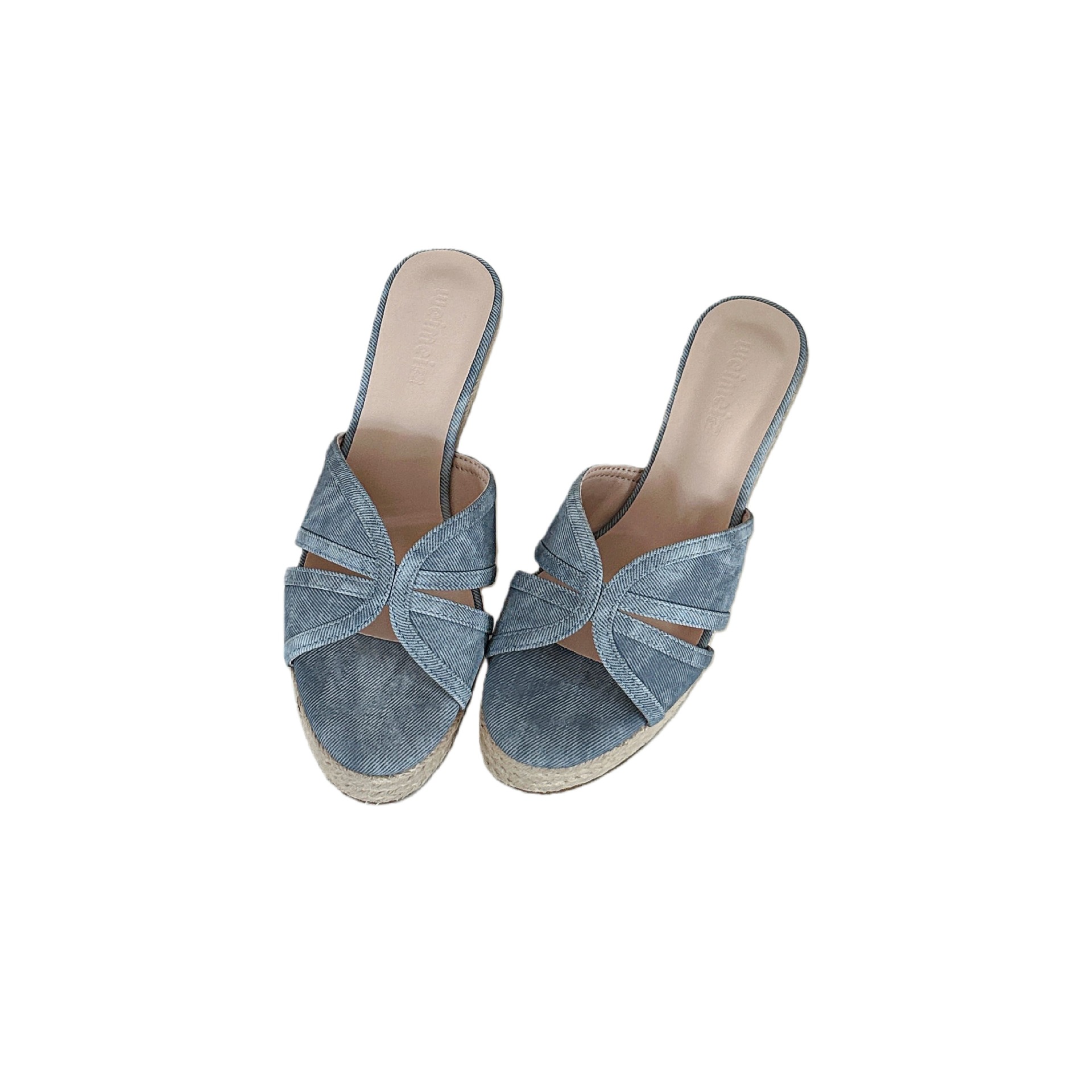 Wedge Open-toe Rope Sandals For Women High-heeled Platform Slippers_voghion.com