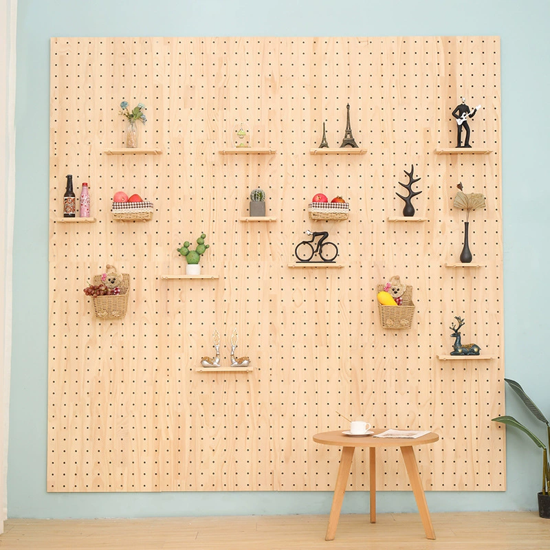Твердая деревянная настенная доска стеллаж для хранения книжная полка фон для хранения стена деревянная подвесная доска украшения витрина
