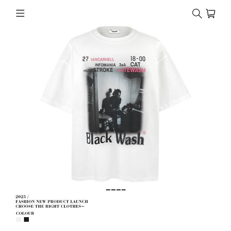 アメリカのヒップホップのキャラクタープリント半袖tシャツ男性oversizeゆったり春夏新作カップル半袖シャツ