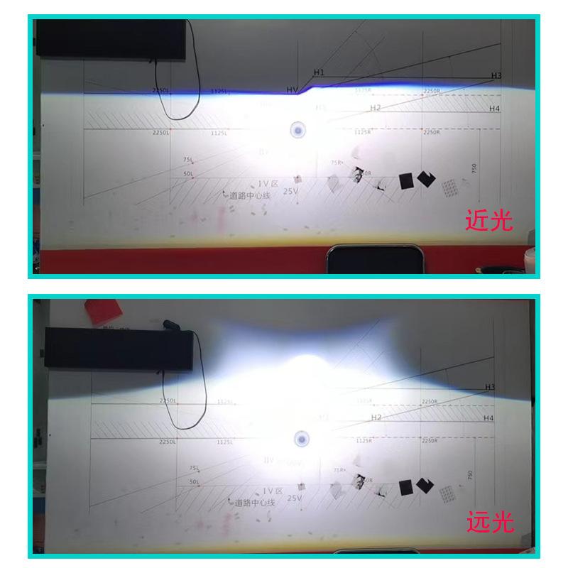 P40L faro Láser Directo doble lámpara Copa coche lejos y cerca Integrado 65W inteligente de alta potencia LED de doble lente de luz