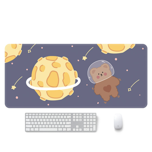 Cute and cute mouse pad, super creative INS trendy large size gaming computer female keyboard office male long desk pad