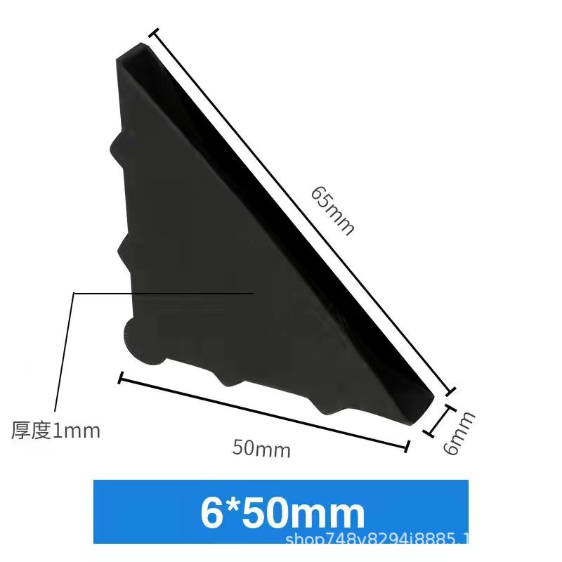 Embalaje de muebles triángulo anticolisión protección de esquina de plástico vidrio mármol protección de esquina de plástico fabricante