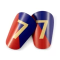 8*5cm (XS) Red Blue Yellow Number 7 Shin Guards