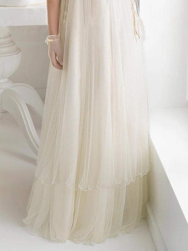 Ropa floral para niños europeos y americanos, vestidos de novia, vestidos largos de encaje para niñas, trajes de espectáculo, vestidos de princesa con lazo para cumpleaños.