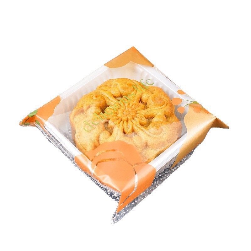 新款中秋月饼自封袋广式流心月饼自粘袋冰皮蛋黄酥绿豆糕袋批发|undefined