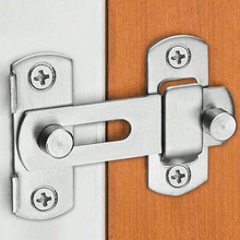门扣不锈钢移门栓闩现代简约插销箱扣加厚宠物笼门谷仓搭锁门锁扣