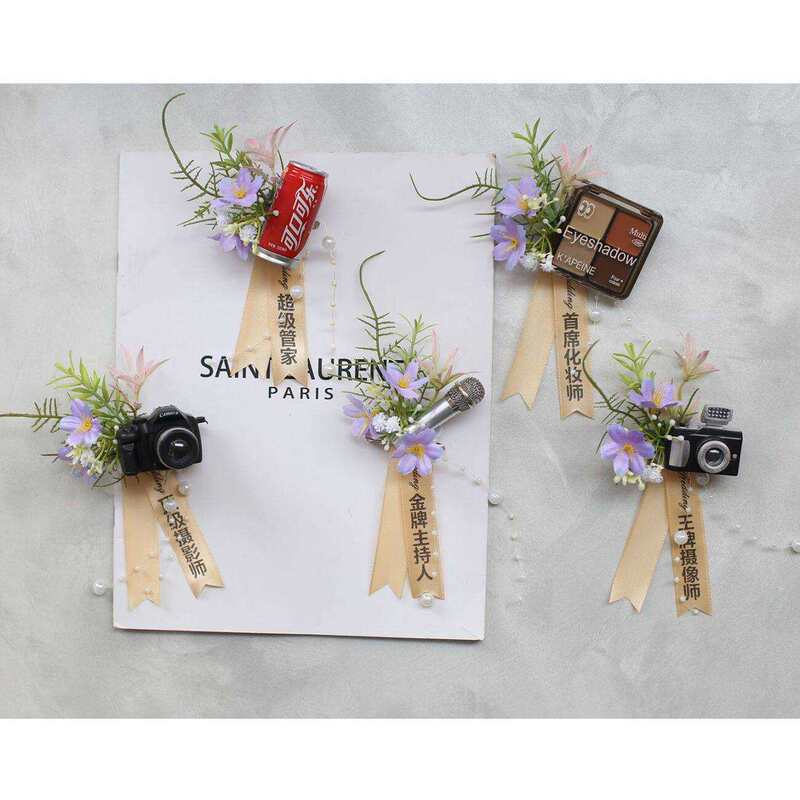 Four Great Kings Corsage, Lead Photographer, Makeup Artist, Wedding Brooch Decoration, Small Surprise, Souvenir, Name Tag Four Great Kings Corsage, Lead Photographer, Makeup Artist, Wedding Brooch Decoration, Small Surprise, Souvenir, Name Tag