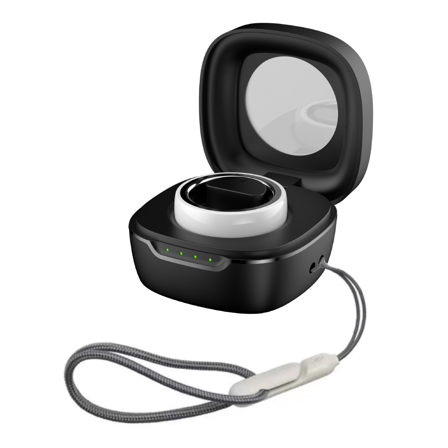 Anillo inteligente transfronterizo, frecuencia cardíaca de cerámica, detección de oxígeno en sangre, conteo de pasos, modo de ejercicio, detección de salud del sueño, con almacén de carga