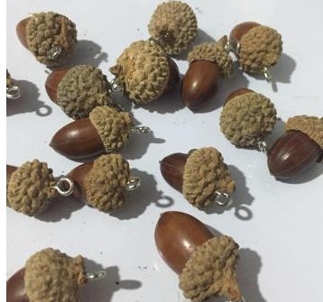 森系天然ドングリの飾り手作りのドライフラワーのペンダント