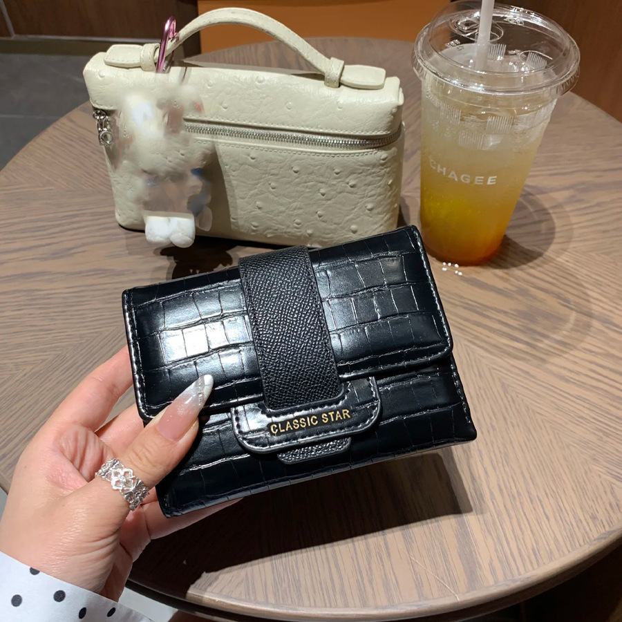 New Wallet Card Bag Integrated Niche Certificate Storage Large Capacity Wallet Multifunctional Fashion Short Coin Purse