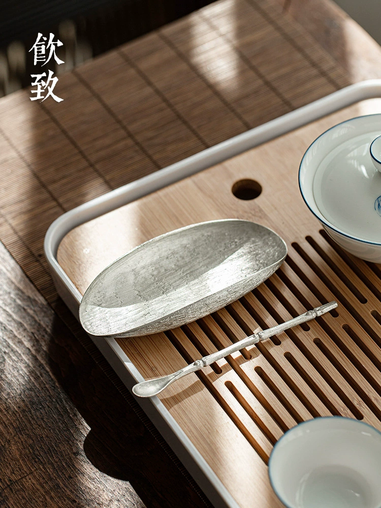 Трехдюймовая жестяная чайная лотосная посуда Zen, Zen Six Gentlemen чайный набор, набор Дневной магазина, видеть Чаочжоу японский стиль