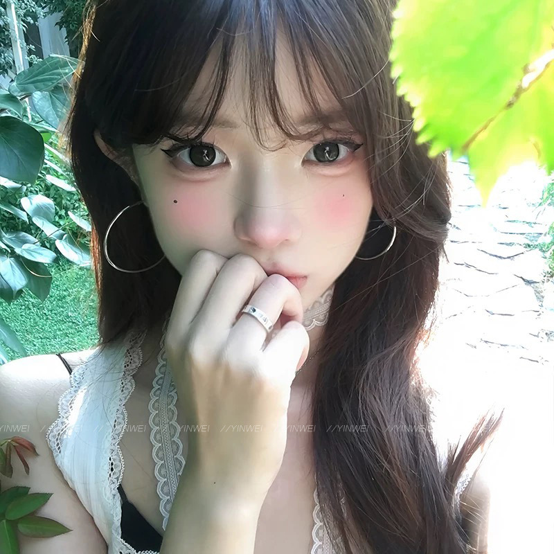 银色素圈耳环女2025年新款爆款高级感耳钉无耳洞耳夹耳圈百搭耳饰|undefined