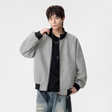 2025新款夹克男夹克外套男服宽松情侣飞行服潮流学生品质棒球服