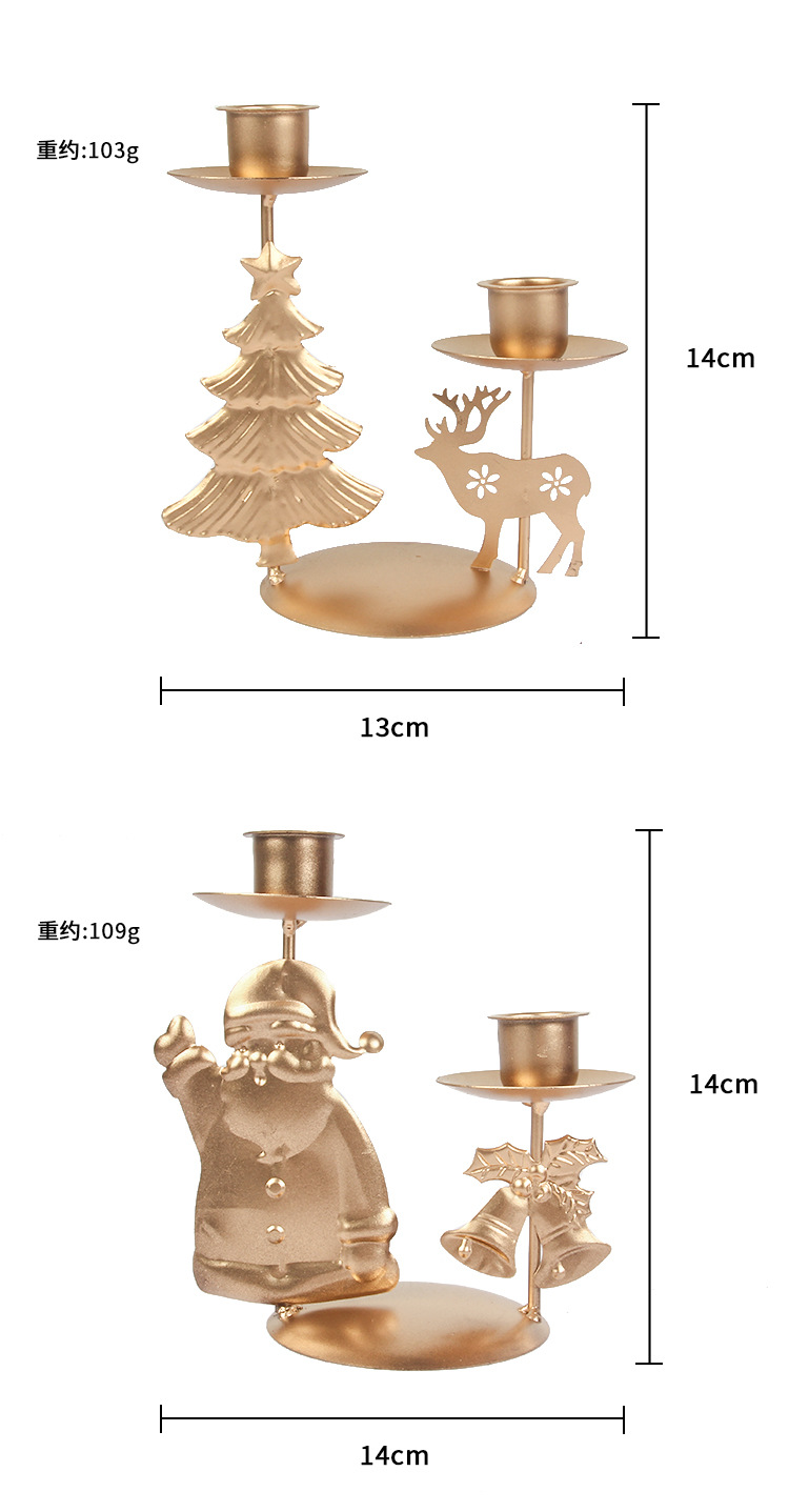 Christmas Fashion Christmas Tree Elk Iron Party Ornaments display picture 1