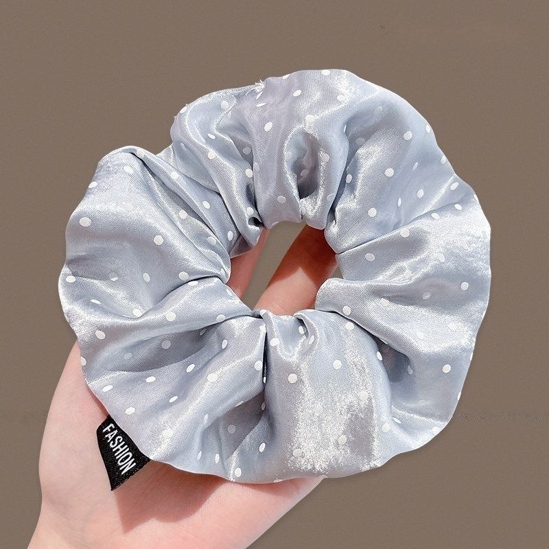Cuerdas de cabello de viento pastoral pequeñas y altos valores faciales, anillo de cabello de intestino grande, sensación de una niña de banda de goma flácida, cuerdas de malla de banda de bola de cabeza