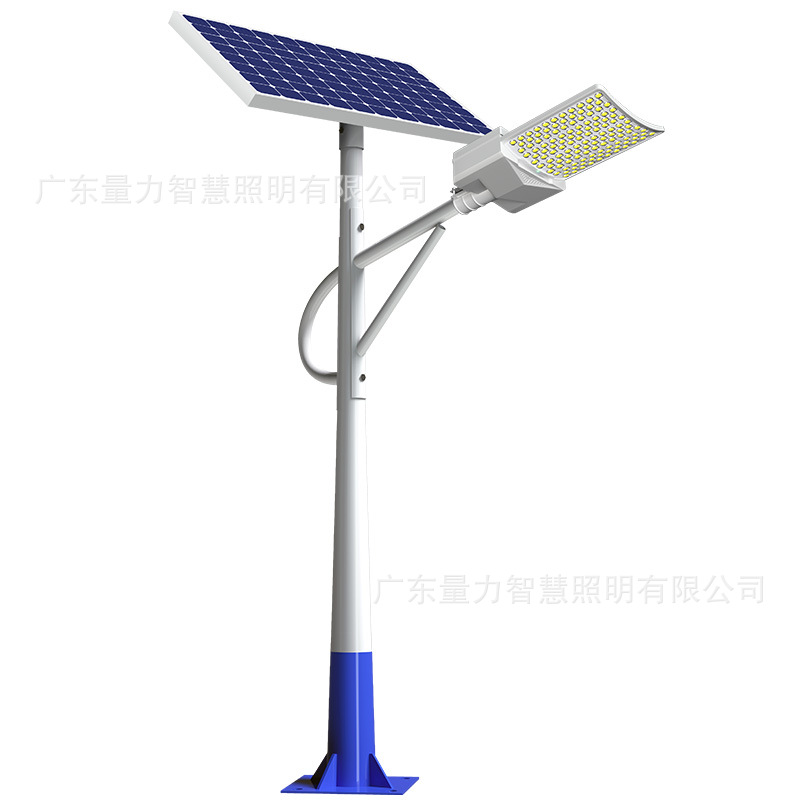 Lámpara solar al aire libre Lámpara de poste alto LED de arco, proyecto de alta potencia súper brillante, conjunto completo de 6 metros 8 metros, nueva farola rural