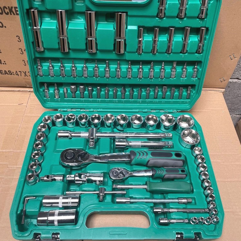 Minda Hardware 150 ピース自動車修理ツールセット車の修理セットソケットレンチ組み合わせツール修理|undefined