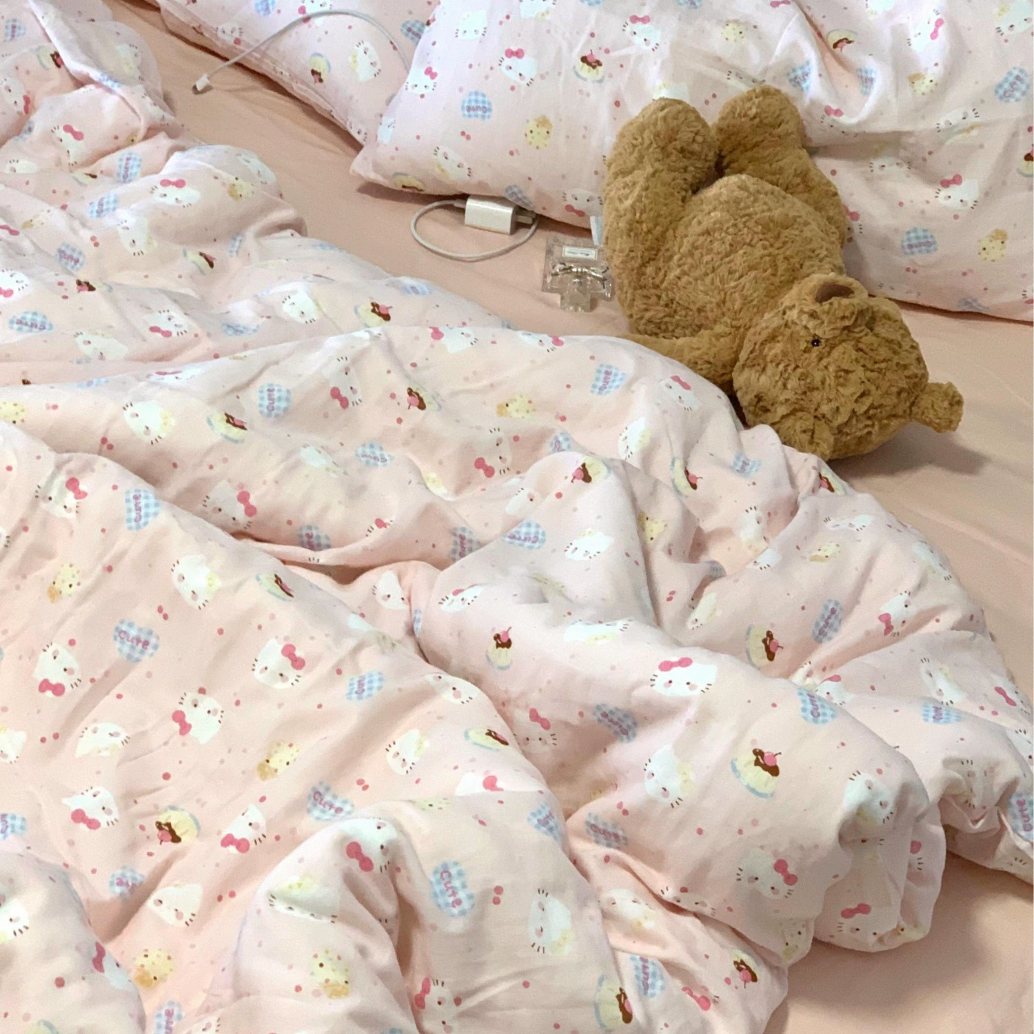 Cotton double-layer gauze fresh duvet cover