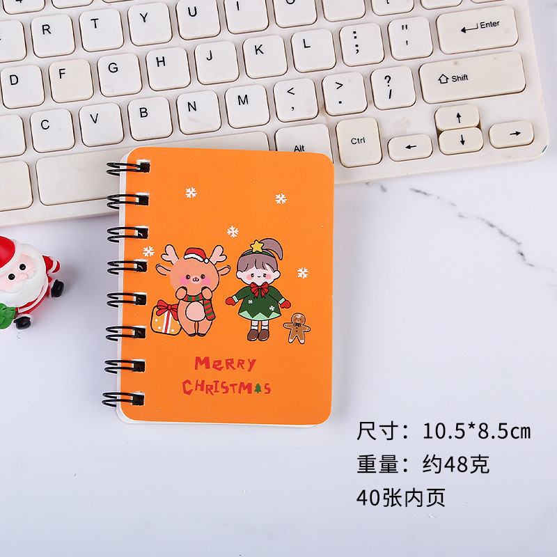 A7クリスマス横転コイル本学生携帯ポケットノート事務メモ帳日記帳クリスマスプレゼント|undefined