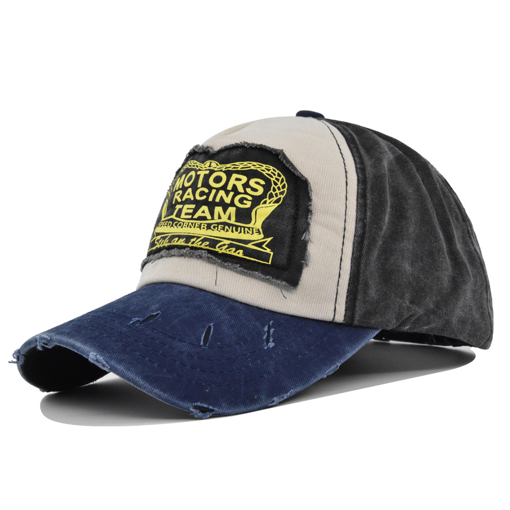 Graffiti Motors Printed Baseball Cap With Duckbill Design_voghion.com