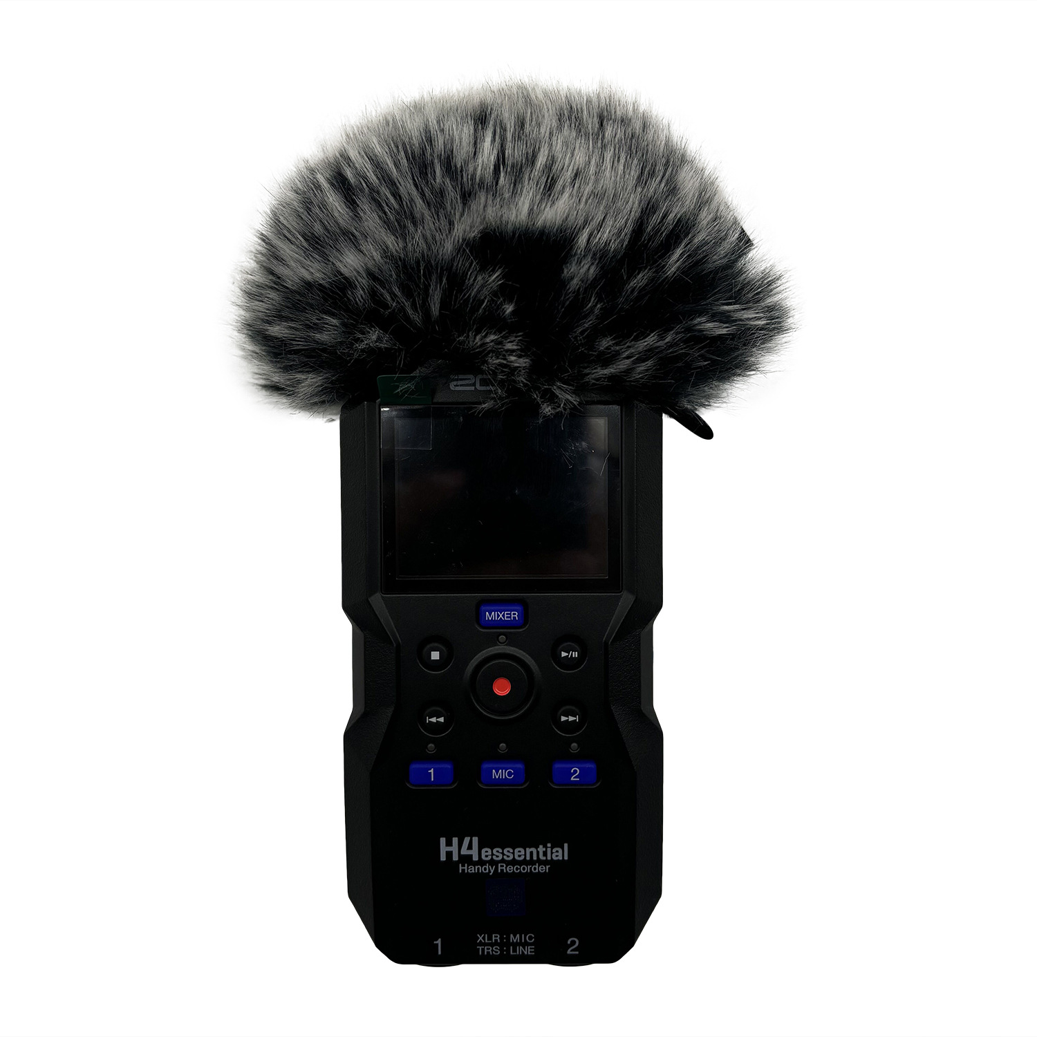 Suitable for ZOOM H4essential recording pen windproof microphone cover interview machine sponge sweater microphone cover fur cover