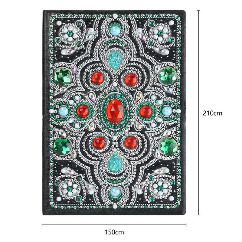 Pegatinas personalizadas para cuadernos con pintura de diamantes DIY, pinturas decorativas de diamantes hechas a mano, cuadernos con pintura de diamantes, pintura de diamantes completa.