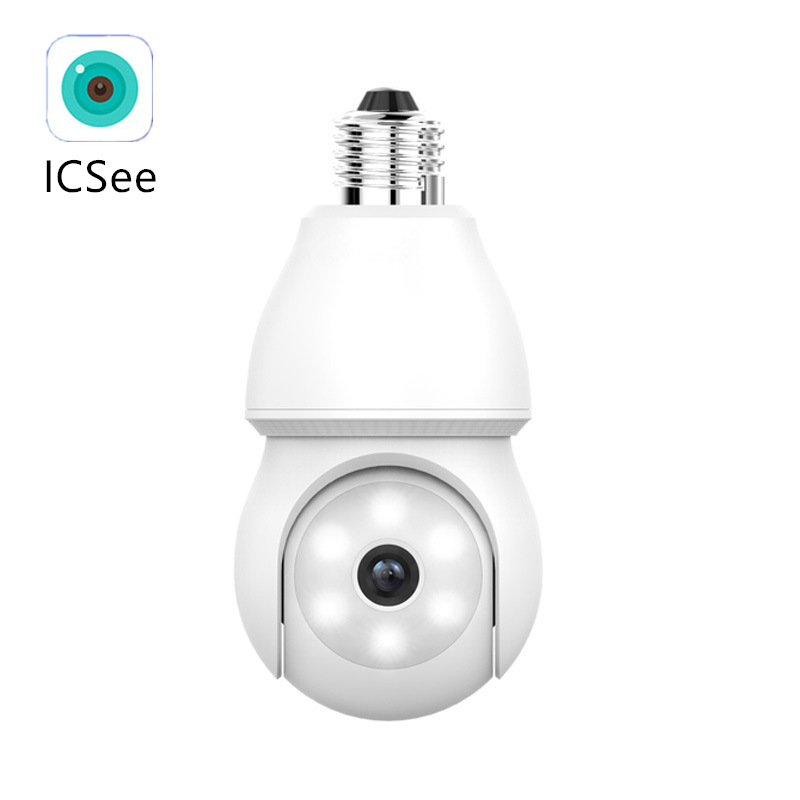 E27 Bulb Surveillance Camera Icsee Super See 2 Million Pixels Home Lighting Bulb Camera 2Mp