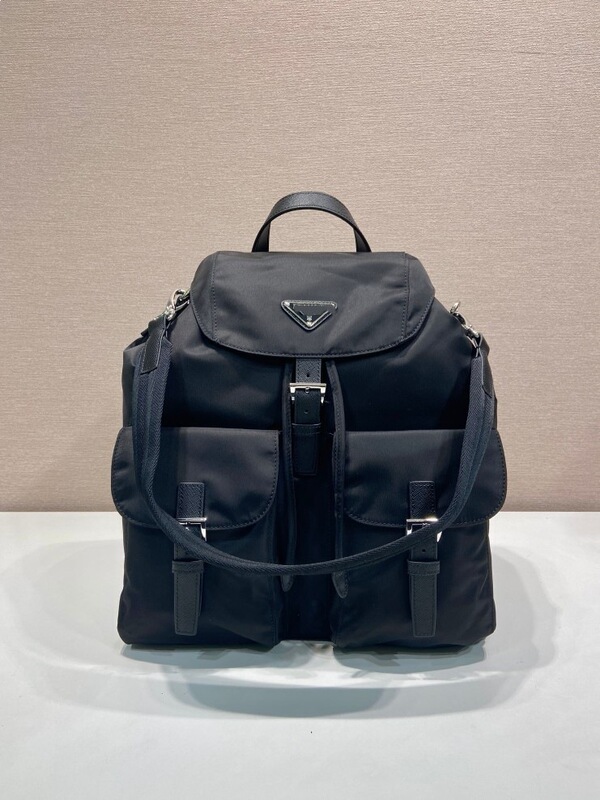 P Brand Nylon Large Capacity Detachable Two-In-One Backpack for Women Parachute Fabric Backpack Drawstring Bag 2Vz110A