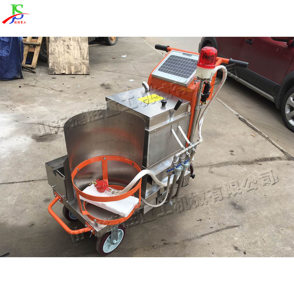 máquina de vertido de asfalto solar máquina de relleno de calentamiento eléctrico de mano máquina de mantenimiento de grietas de pavimento pequeña