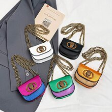春夏款迷你马鞍包包女新款女包韩版百搭链条包单肩斜挎鹰头包