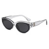 Brand sunglasses hip-hop style, retro glasses, internet celebrity