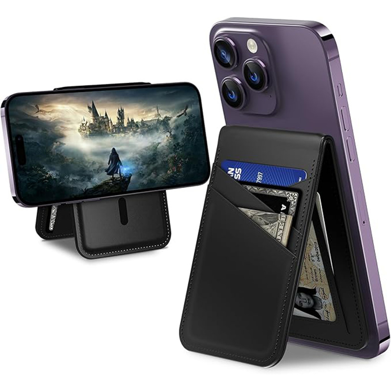 2025 Hot Model Suitable for Apple Find My Positioning Card Holder Leather Convenient Wallet Anti-Lost Magnetic Card Holder Holder