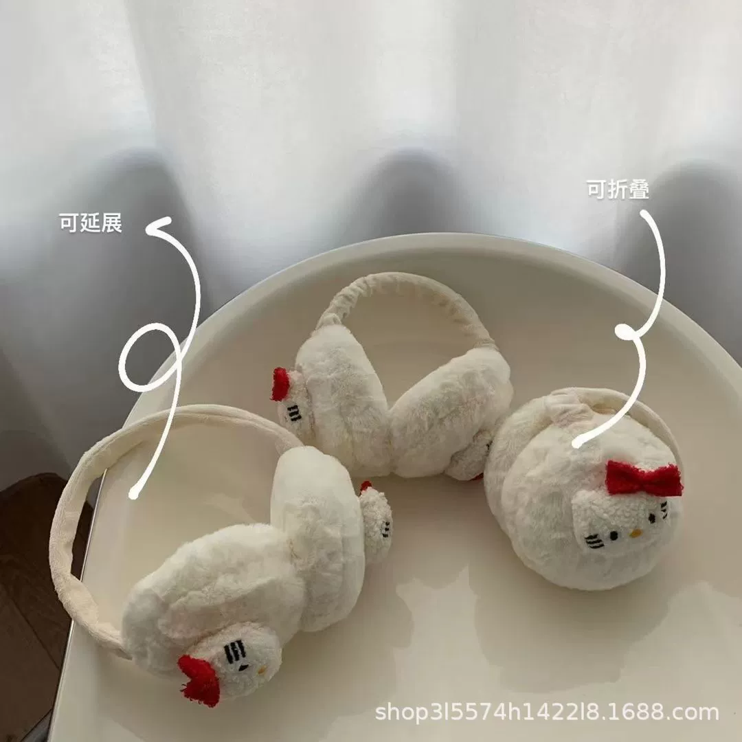 Hallo Kitty, тёплые наушники, защита ушей