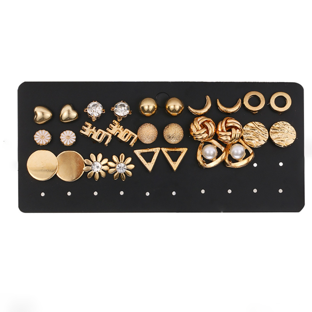 Simple Style Geometric Alloy Plating Womenu0027S Earrings