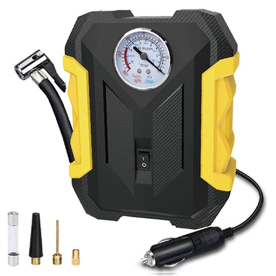 Digital Pointer Electric Vehicle Tire Air Pump Portable Emergency Tire Car Air Pump with Light (Hava nasosu) - pointer