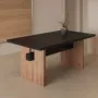 家用新款长方形一体饭桌