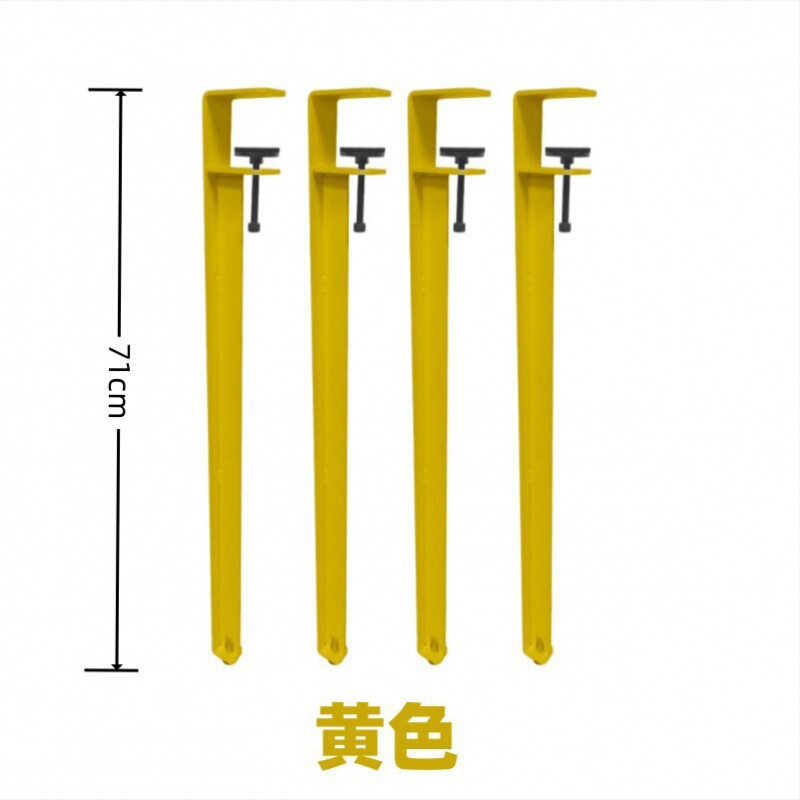免打孔桌脚支架桌腿办公木板茶几可移动升降桌子腿支撑架方桌圆形|undefined