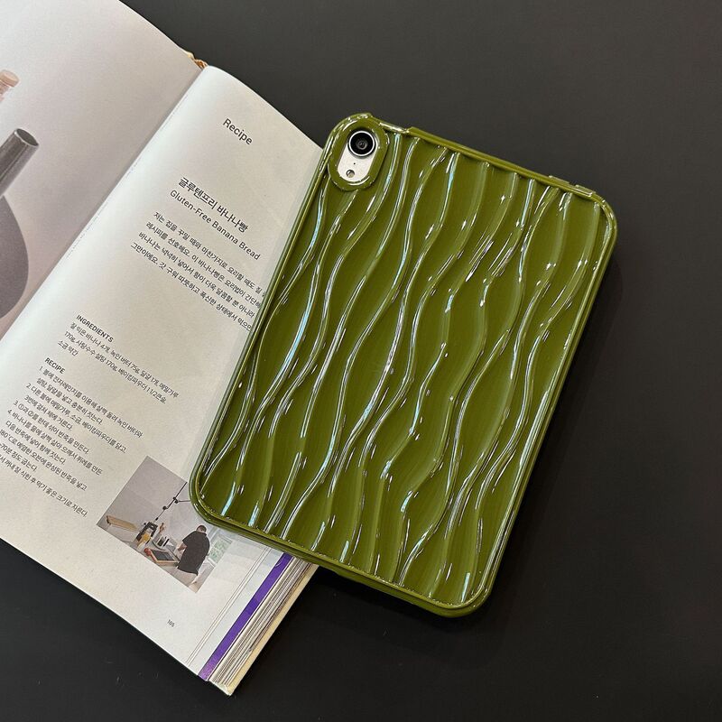 Applicable ipadmini6 corrugated protective shell 10.9 lightweight silicone 10.5 all-inclusive 10.2 airbag drop-resistant cover 9.7