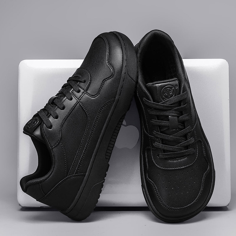 zapatos de comercio exterior zapatos de cuero transpirables zapatos casuales de cabeza ancha con suela suave antideslizante zapatos de entrenamiento físico para hombres