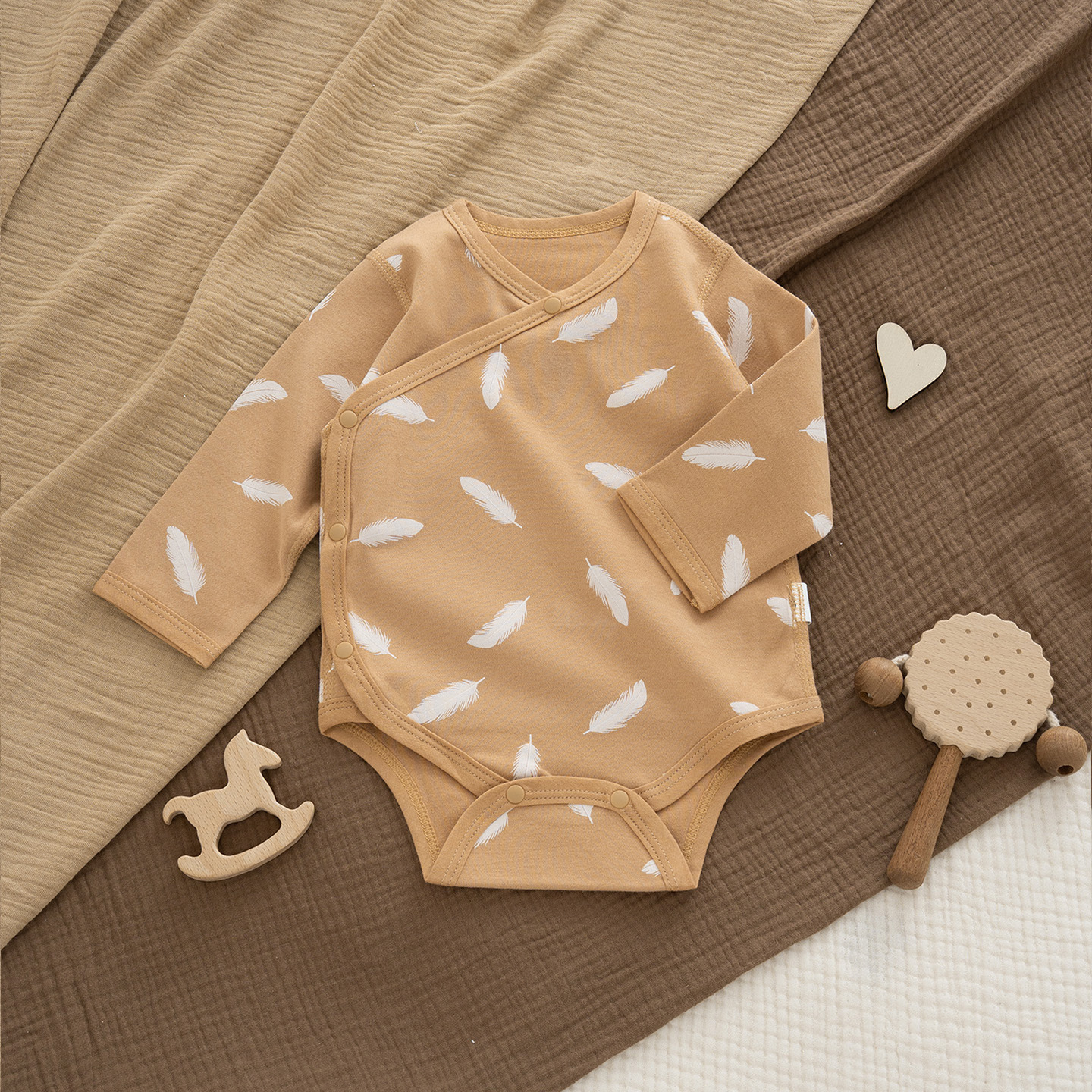 깃털 포장 방귀 의류 1 개