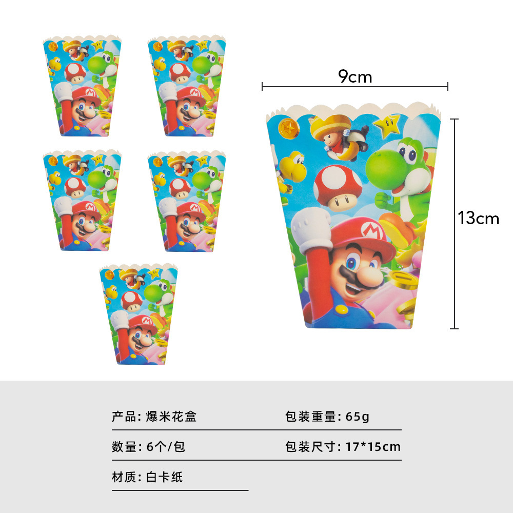 6 cajas de palomitas/paquete