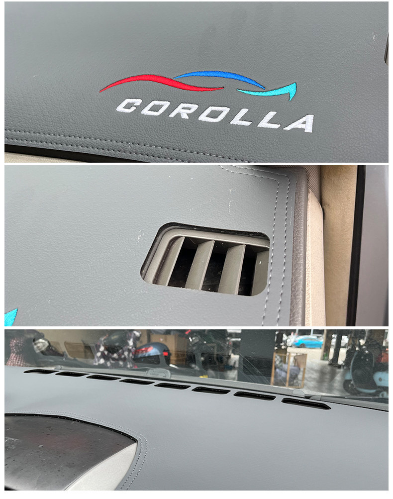 Suitable for Toyota 07-13 old Corolla dashboard sunshade mat, car central control console sun protection mat