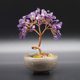 New Crystal Fortune Tree Decoration Wine Cabinet Desktop Decoration Home Living Room Citrine Amethyst Money Tree Gift